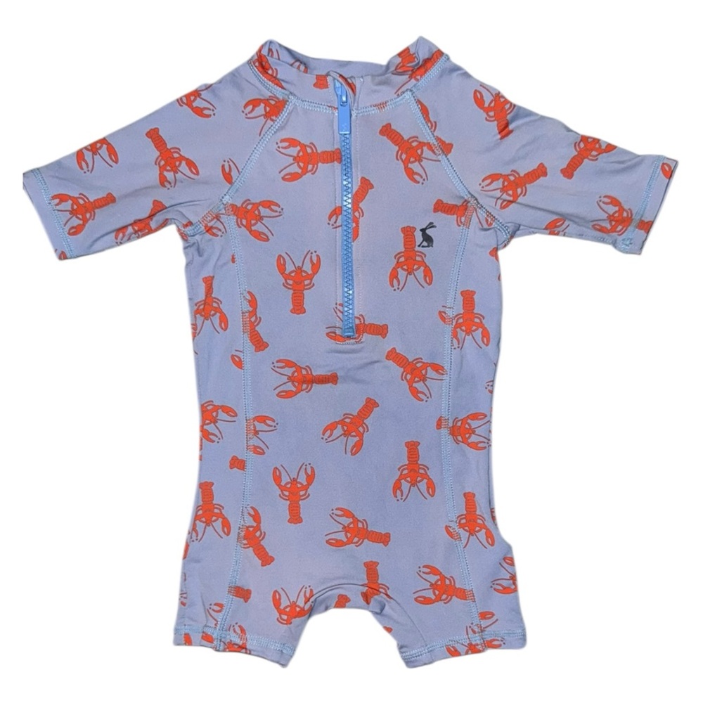Joules Blue and Orange Lobster Rashguard